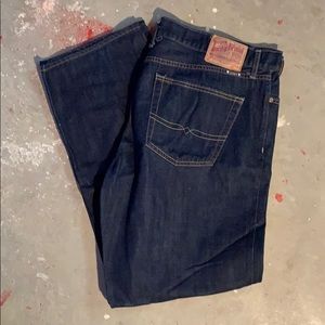 361 Lucky Brand Jeans 40x32 Dark Blue Almost New